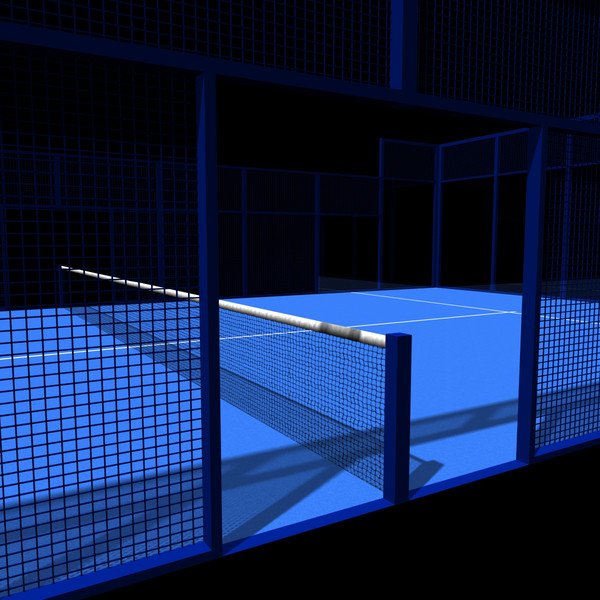paddle court 3d x - Paddle court by samuel perales